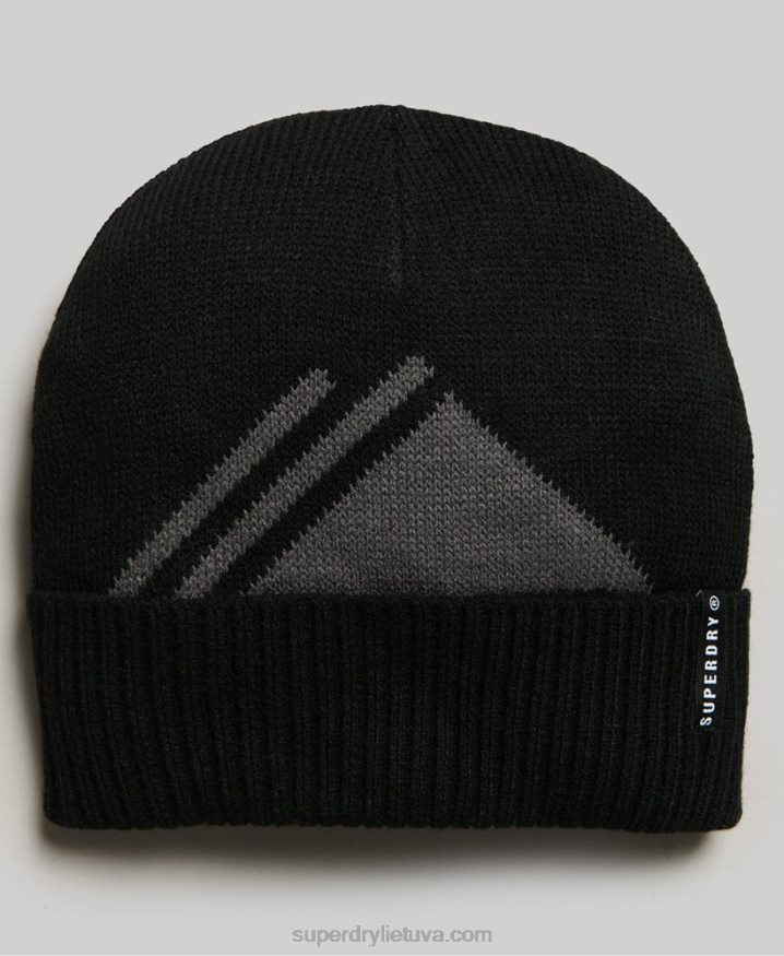 Superdry Snow Cuff Beanie Black Men