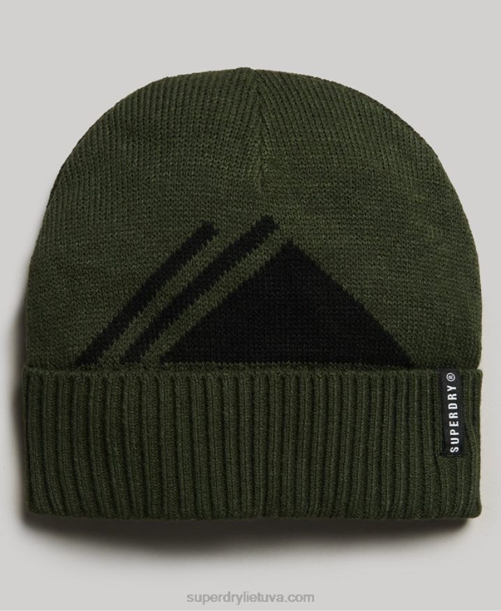 Superdry Snow Cuff Beanie Green Men