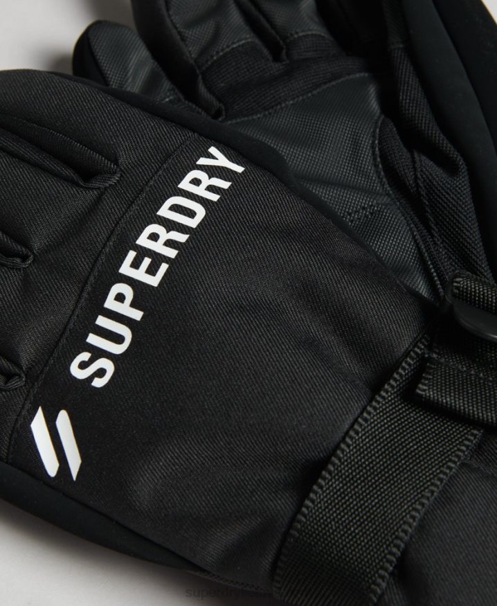 Superdry Snow Gloves Black Men