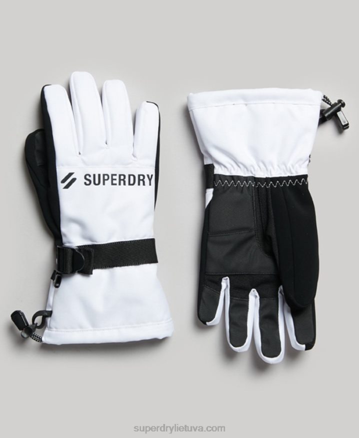 Superdry Snow Gloves White Men