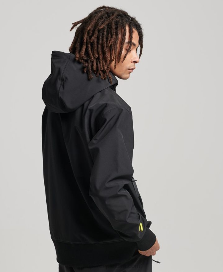 Superdry Snow Tech Hoodie Black Men