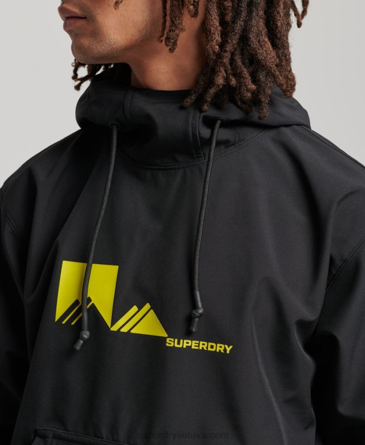 Superdry Snow Tech Hoodie Black Men