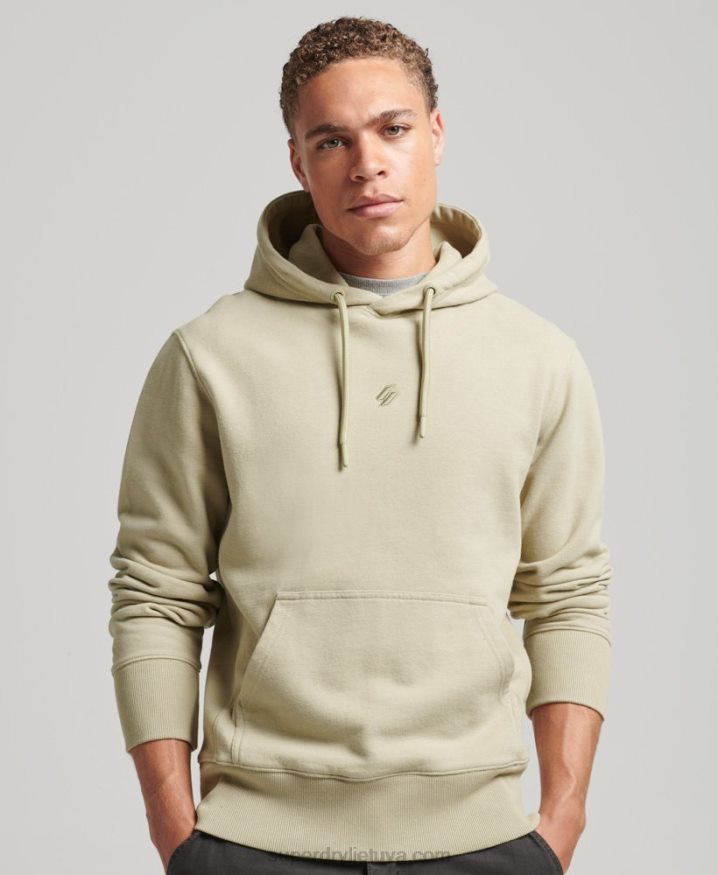 Superdry Sport Logo Club Hoodie Beige Men