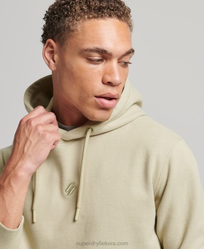 Superdry Sport Logo Club Hoodie Beige Men