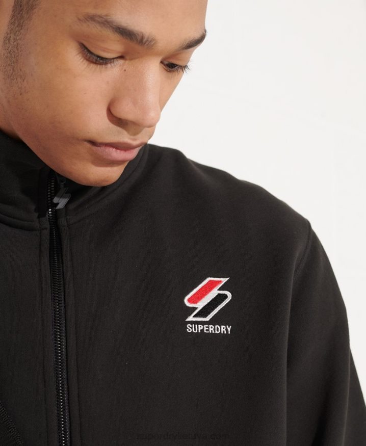 Superdry Sportstyle Essential Track Top Black Men