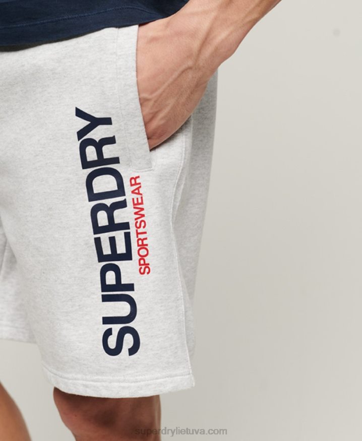 Superdry Sportswear Loose Shorts Grey Men