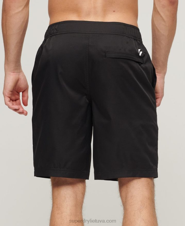 Superdry Sportswear Recycled Board Shorts Black Men