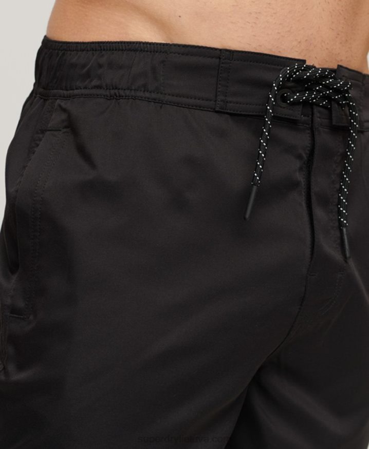 Superdry Sportswear Recycled Board Shorts Black Men