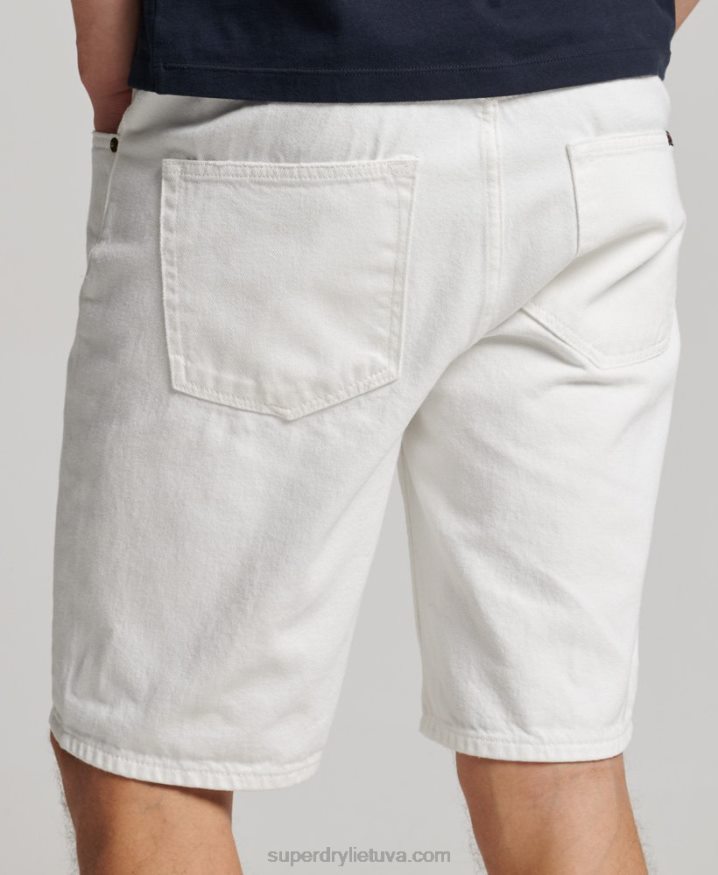 Superdry Straight Shorts White Men