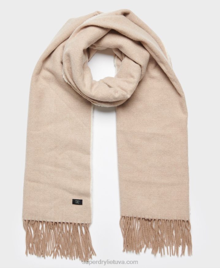 Superdry Studio Scarf Nude Men