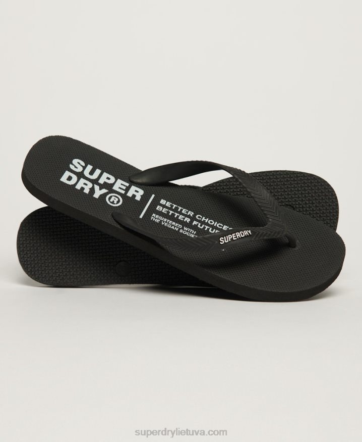 Superdry Studios Flip Flops Black Men