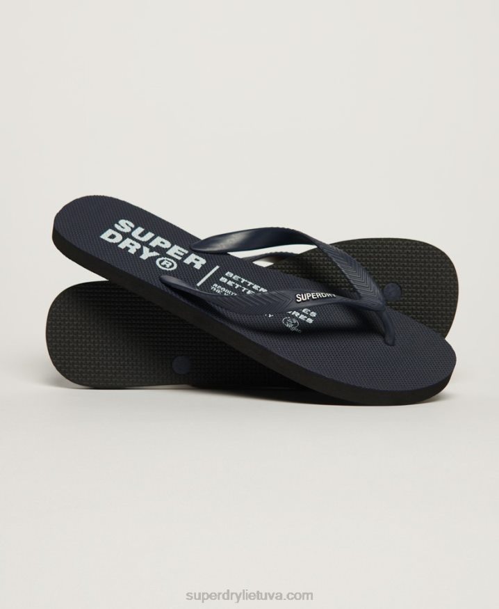 Superdry Studios Flip Flops Navy Men