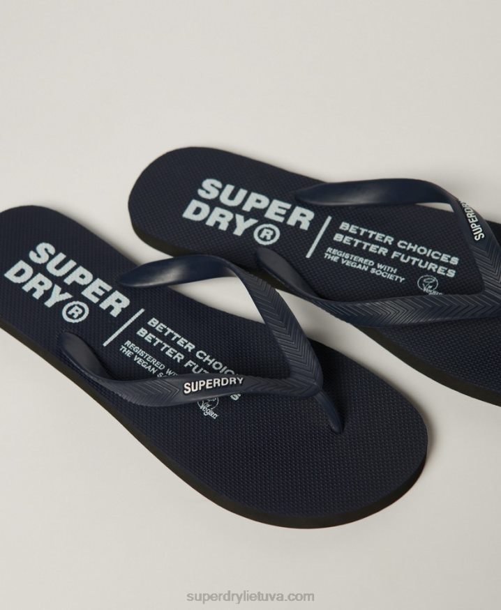 Superdry Studios Flip Flops Navy Men