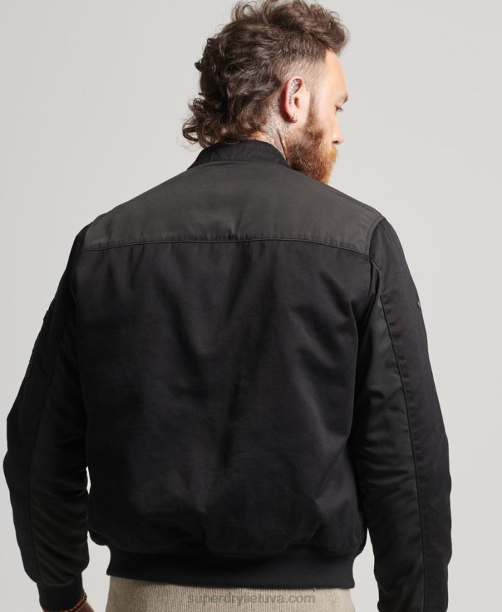 Superdry Studios MA1 Bomber Black Men