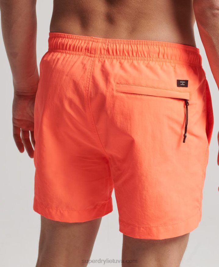 Superdry Studios Recycled Swim Shorts Coral Men