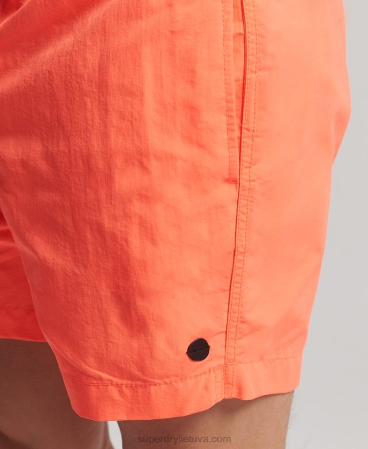 Superdry Studios Recycled Swim Shorts Coral Men