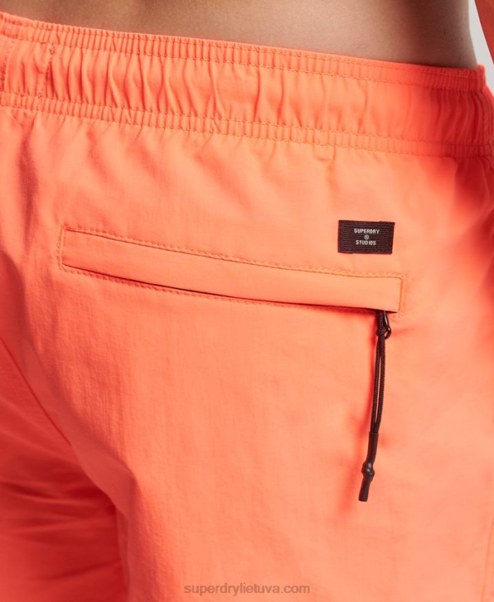 Superdry Studios Recycled Swim Shorts Coral Men