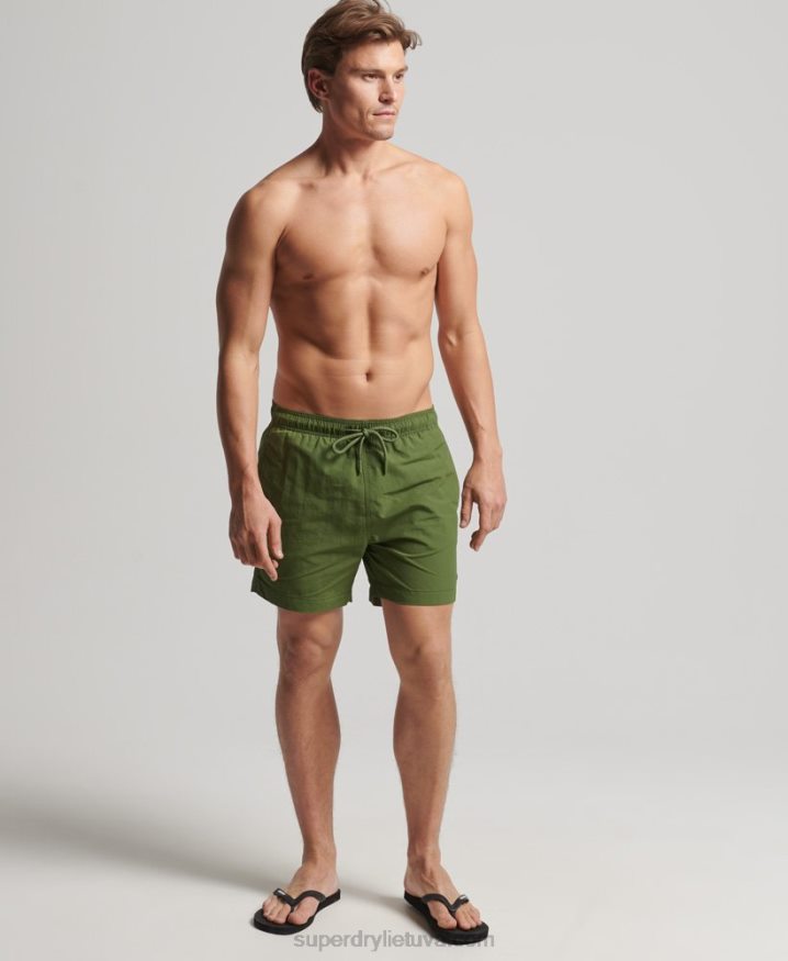 Superdry Studios Recycled Swim Shorts Green Men