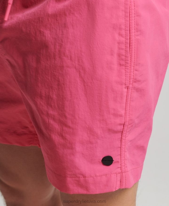 Superdry Studios Recycled Swim Shorts Pink Men