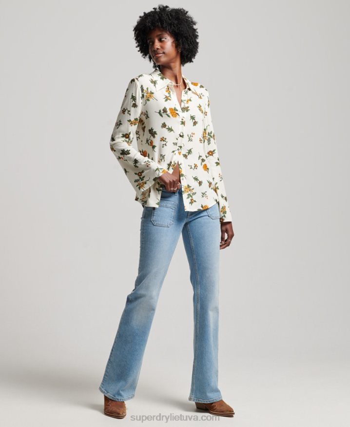 Superdry Studios Seventies Shirt White Women