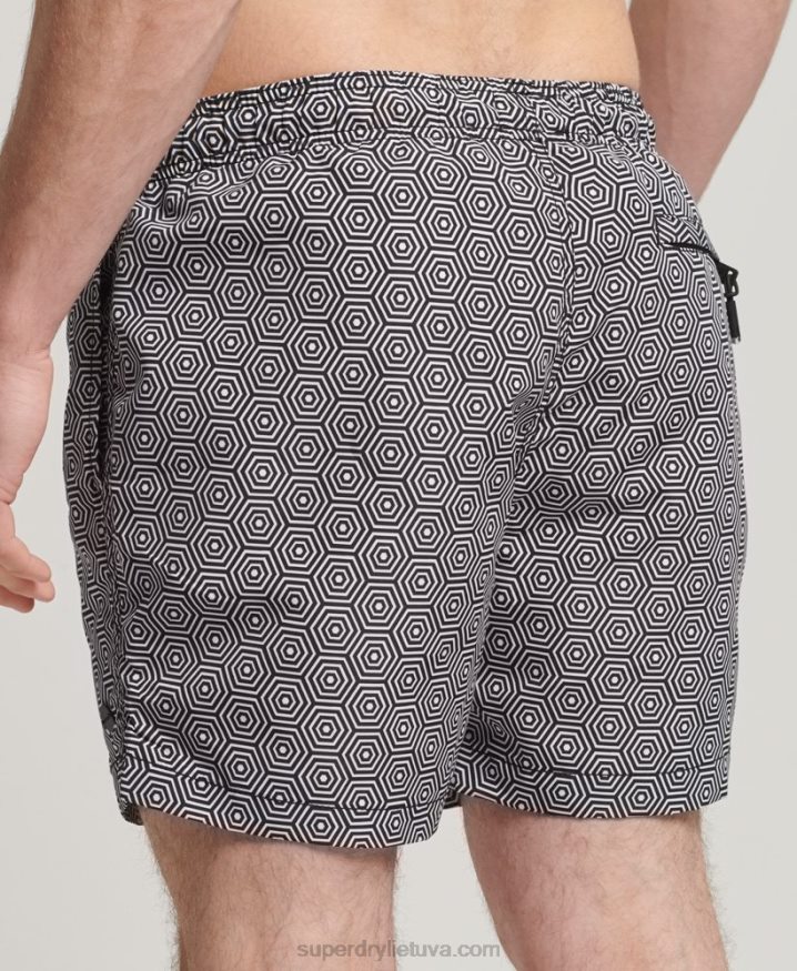 Superdry Studios Swim Shorts Dark Grey Men