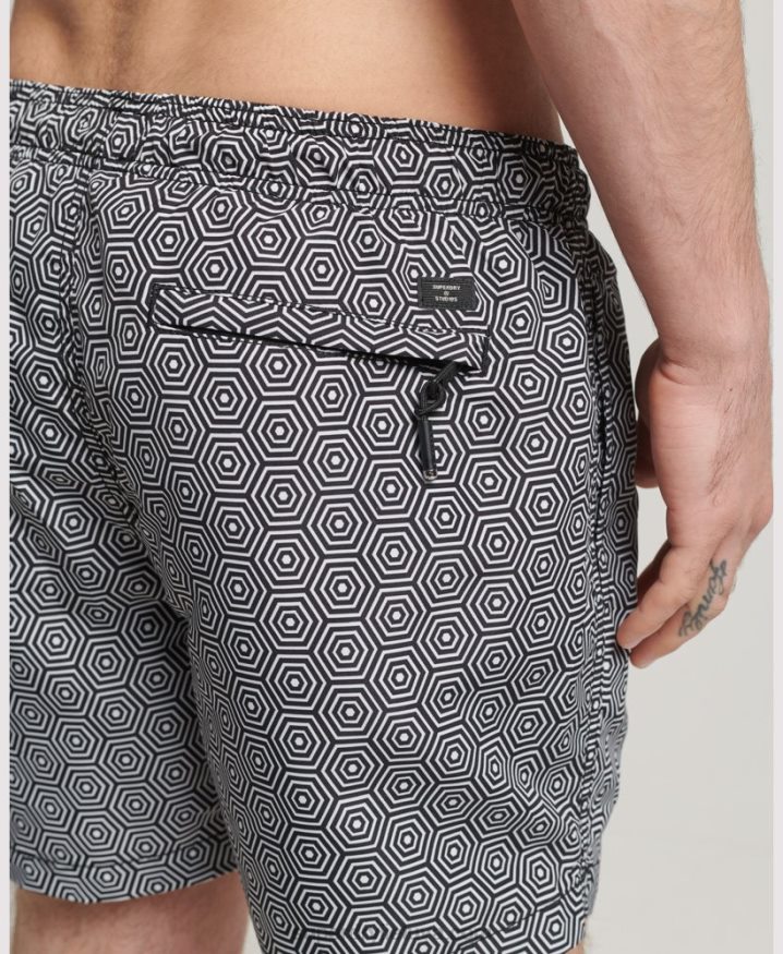 Superdry Studios Swim Shorts Dark Grey Men