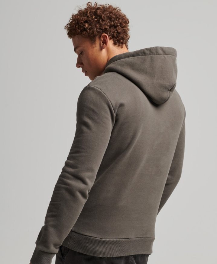 Superdry Styled  Made Hoodie Dark Grey Men