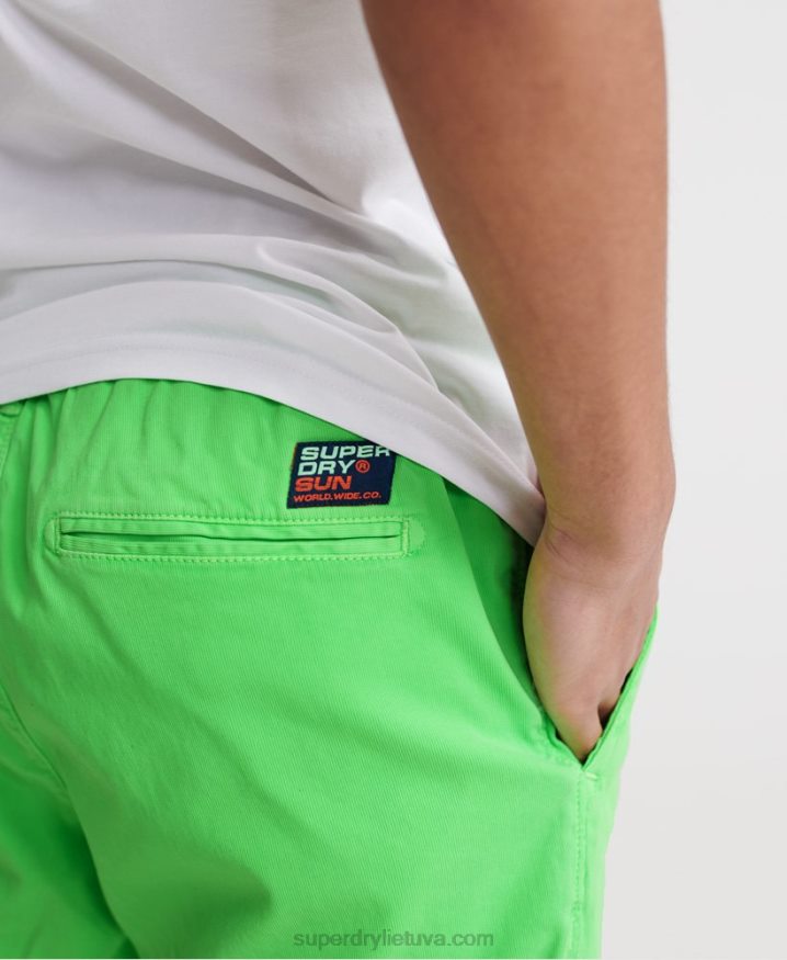 Superdry Sunscorched Chino Shorts Green Men