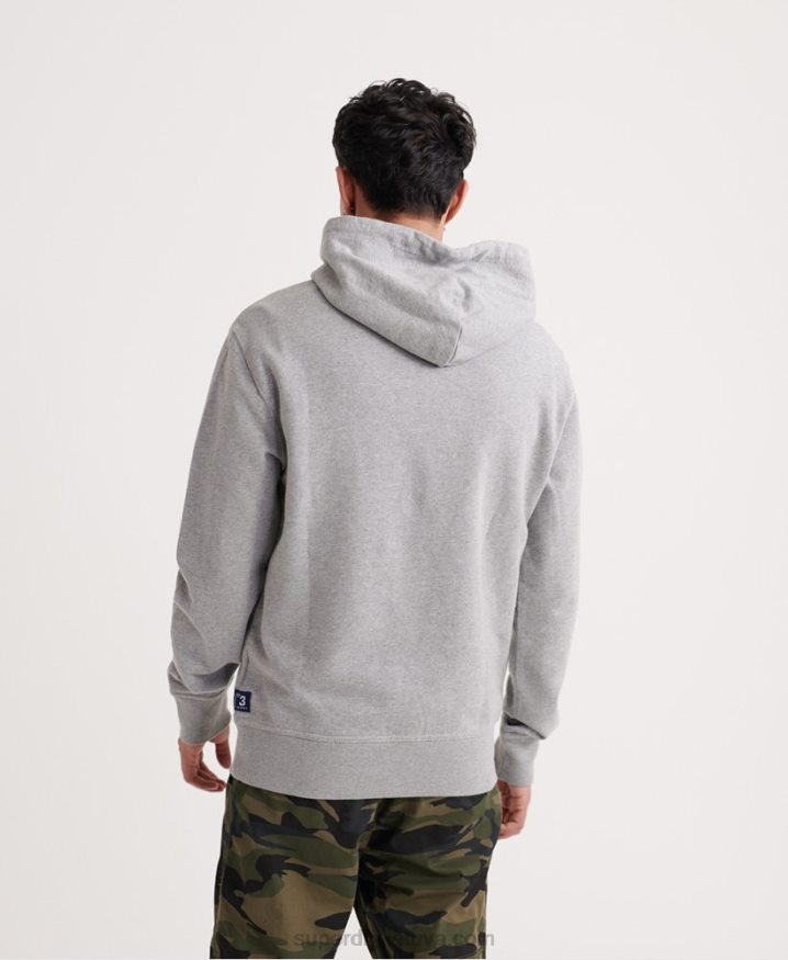 Superdry Superstate Hoodie Grey Men