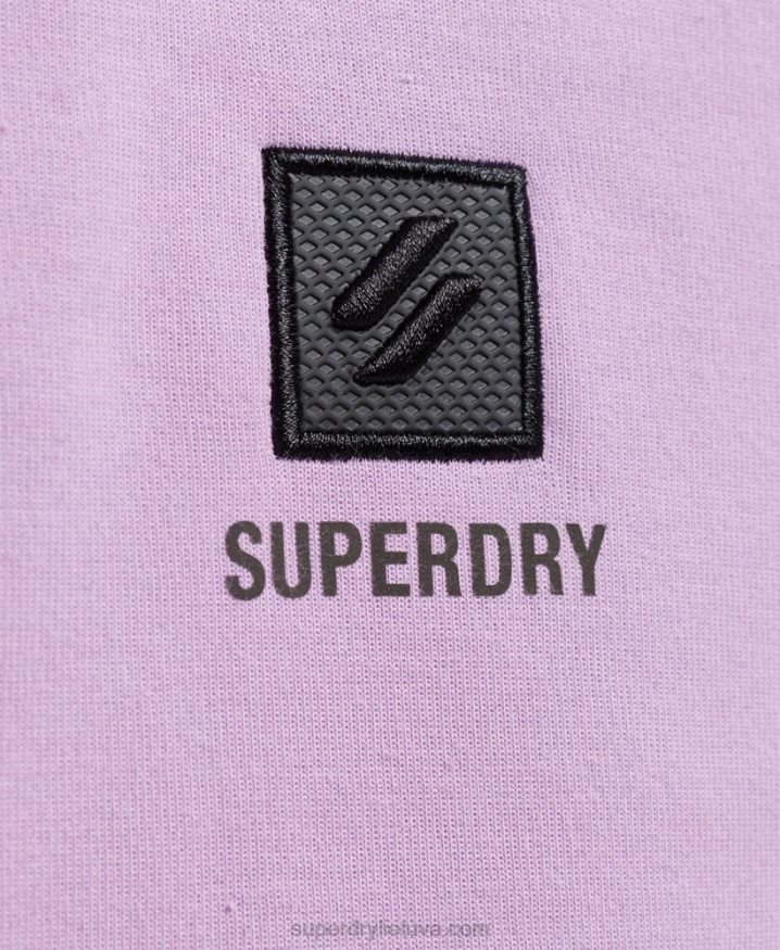 Superdry Tech Batwing Half Zip Sweatshirt Purple Women