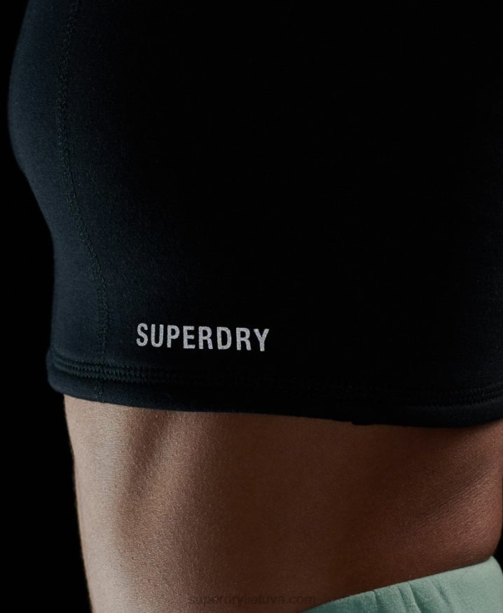 Superdry Tech Bra Top Black Women