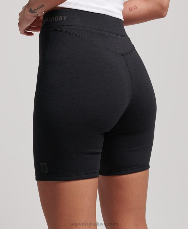 Superdry Tech Cycling Shorts Black Women