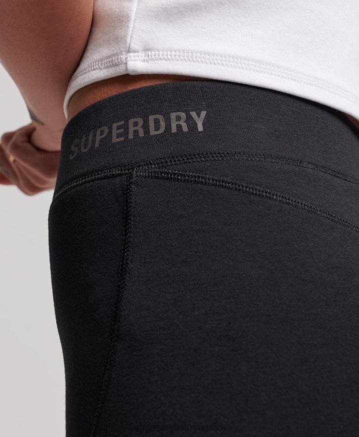 Superdry Tech Cycling Shorts Black Women