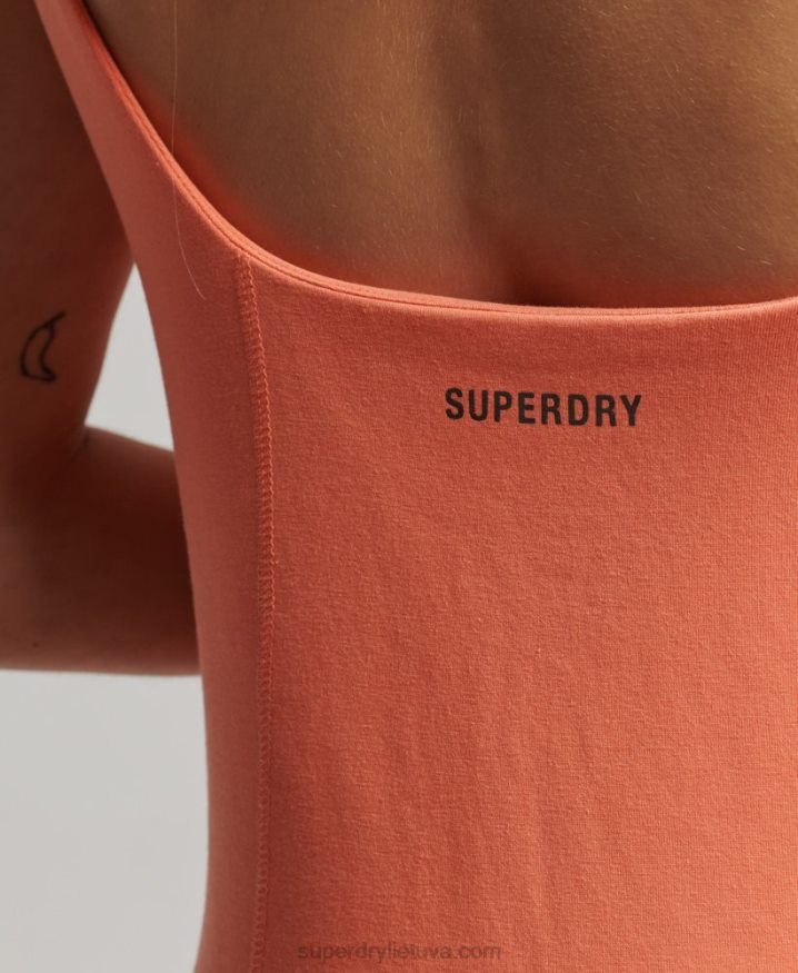 Superdry Tech Dress Coral Women