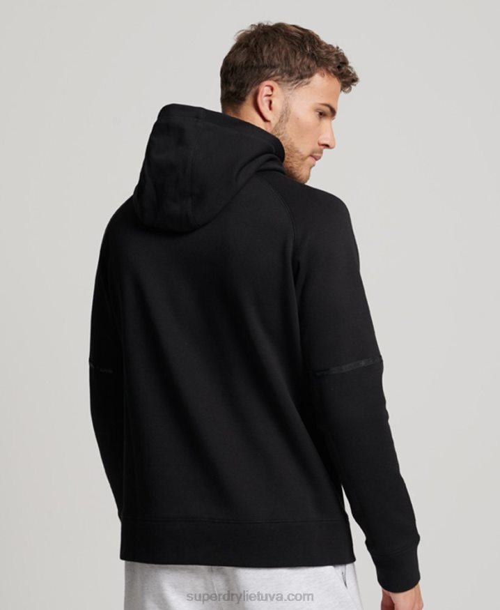 Superdry Tech Hoodie Black Men