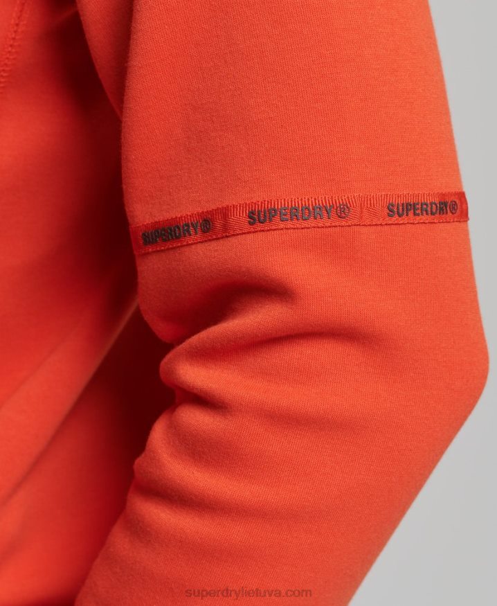 Superdry Tech Hoodie Orange Men