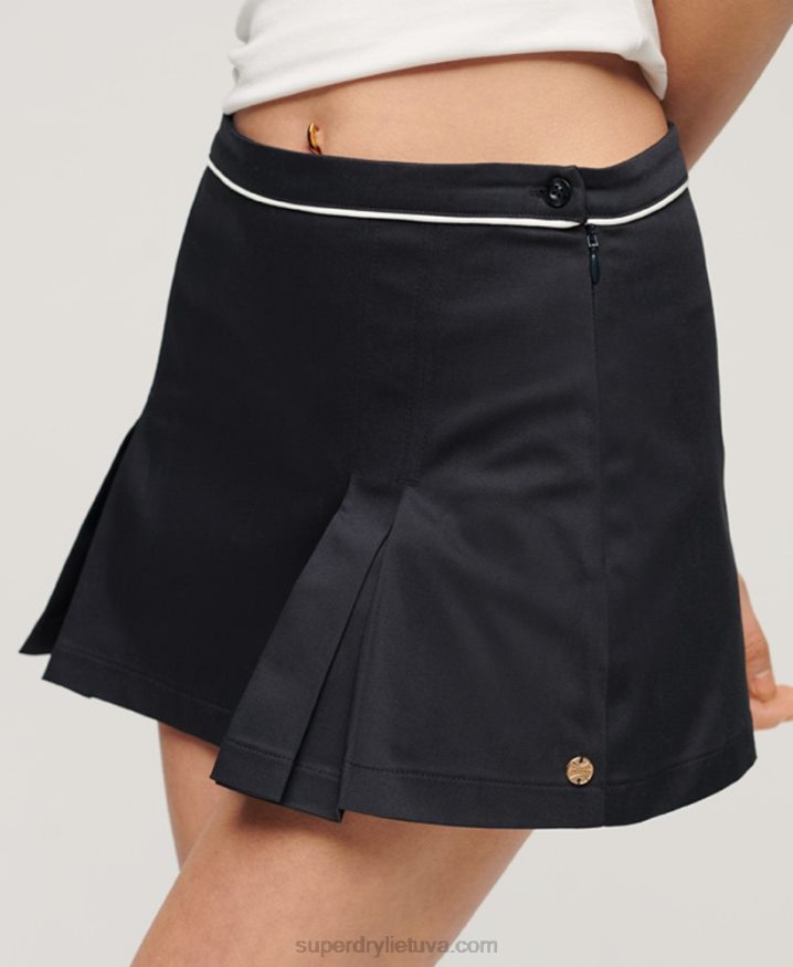 Superdry Tennis Skirt Navy Women