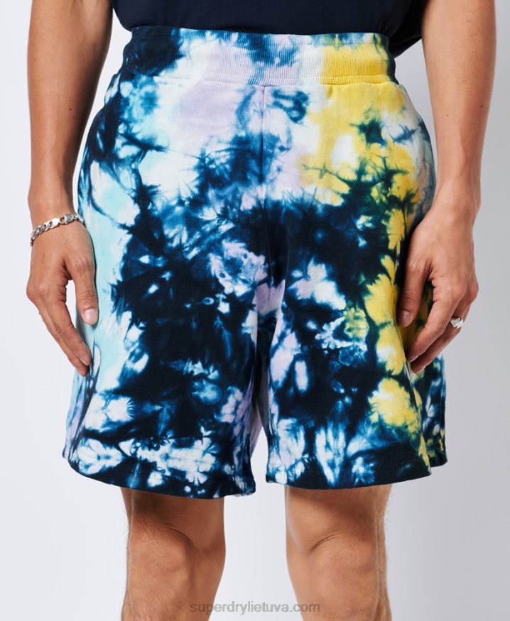 Superdry Tie Dye Sweat Shorts Multi Men