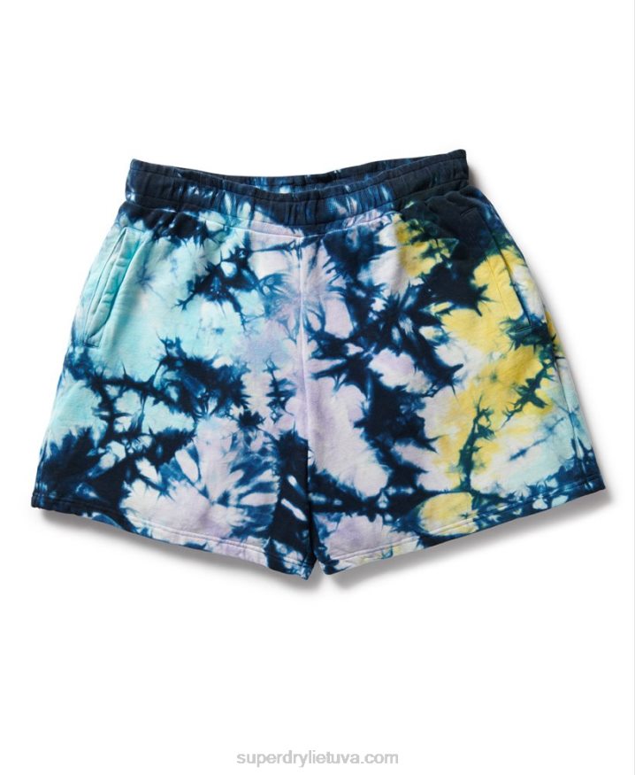 Superdry Tie Dye Sweat Shorts Multi Men