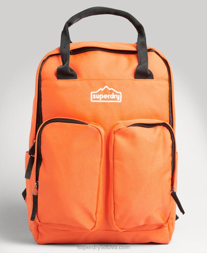 Superdry Top Handle Backpack Orange Men