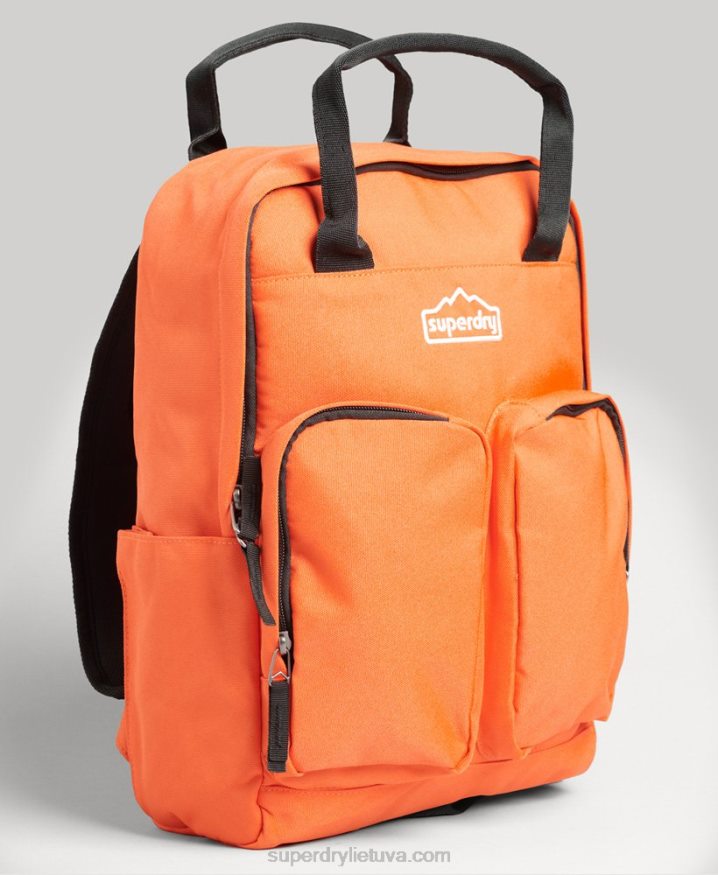 Superdry Top Handle Backpack Orange Men