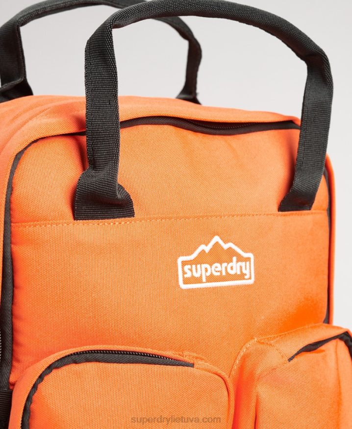 Superdry Top Handle Backpack Orange Men