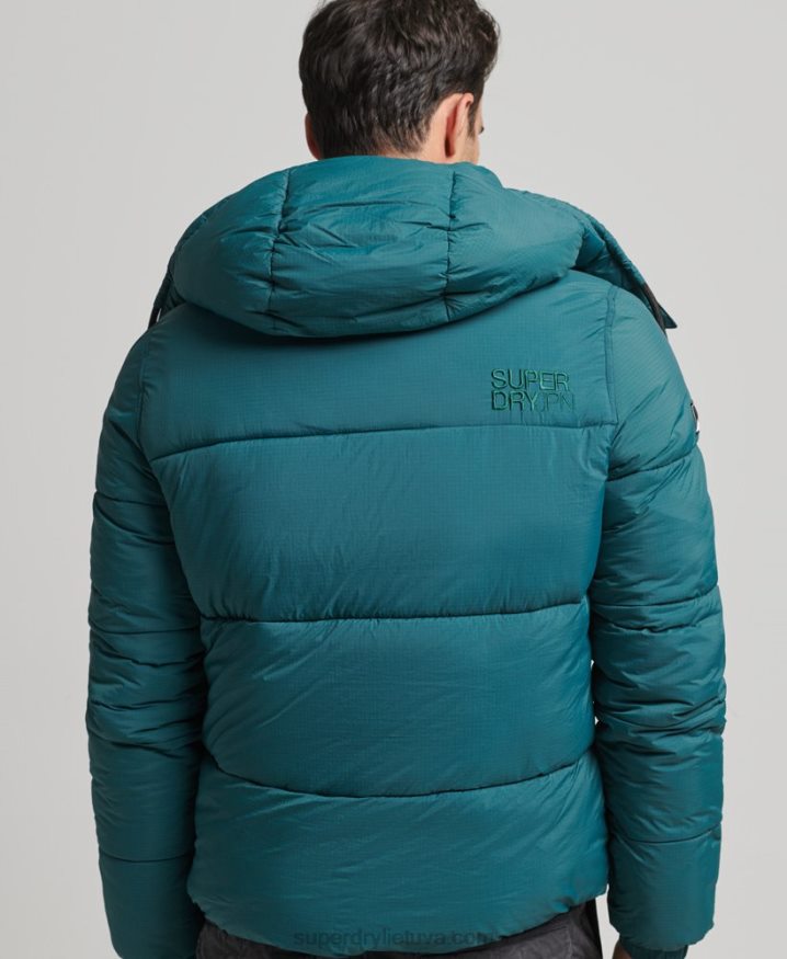 Superdry Touchline Padded Short Jacket Green Men