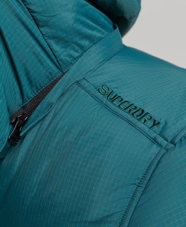 Superdry Touchline Padded Short Jacket Green Men