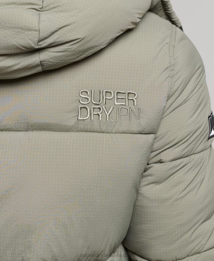 Superdry Touchline Padded Short Jacket Khaki Men