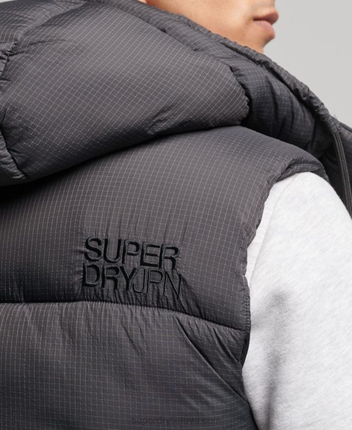 Superdry Touchline Short Padded Gilet Black Men