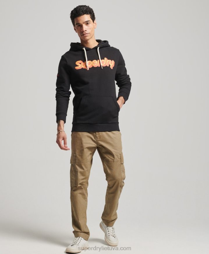 Superdry Trading Co Hoodie Black Men