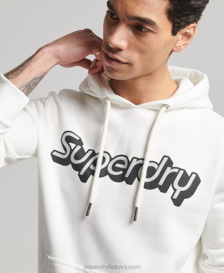 Superdry Trading Co Hoodie White Men