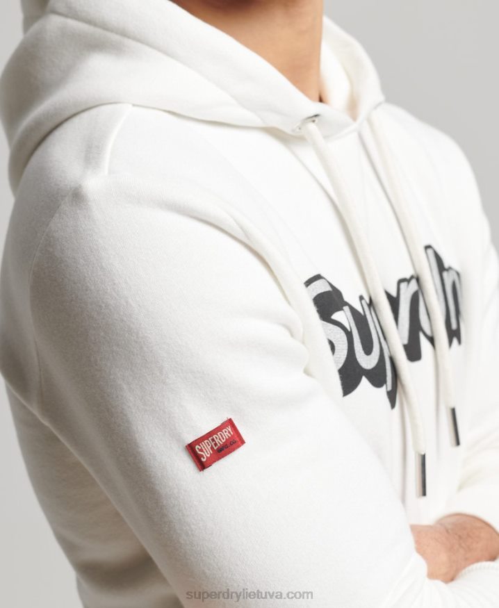 Superdry Trading Co Hoodie White Men