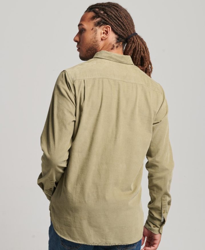 Superdry Trailsman Cord Shirt Tan Men